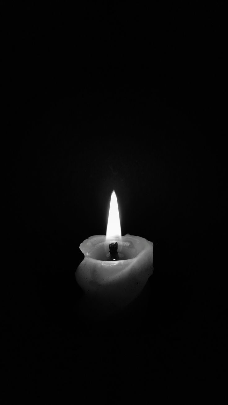 Candle flame photography. Black With Candle Profile Picture, Rest In Peace Black Aesthetic, Candle Background Wallpapers, Candle Black And White Photography, Candle In The Dark Photography, Condolence Picture Candle, Isolated Objects Photography, Mourn Profile Picture, Condolence Profile Picture Candle