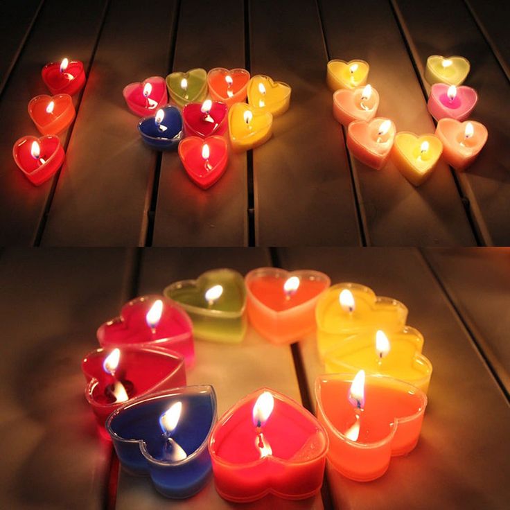 PRICES MAY VARY. Multicolor Love Heart-shaped Romantic Unscented Tealight Candle. Dripless & Long Lasting Smokeless Mini Tealight Candles for Discs for Weddings,Anniversaries,Wedding,Birthdays,Home Decoration,Spa,Relaxation. Burning time: about 4 hours. Burn smoothly and completely. The candles are small,dimensions of each candle: (1.6x1.6x0.9 Inches). You can either put them on the table or on the side,without taking too much space. Package:12PCS multicolor Love romantic unscented candle With 1 Heart Shaped Candles, Beeswax Taper Candles, Silk Rose Petals, Candles Scented, Aromatic Candles, Red Rose Petals, Heart Candle, Romantic Proposal, Romantic Candles