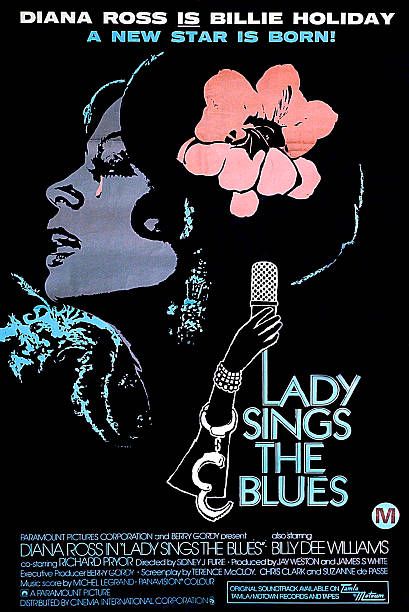 an old movie poster for lady sings the blues