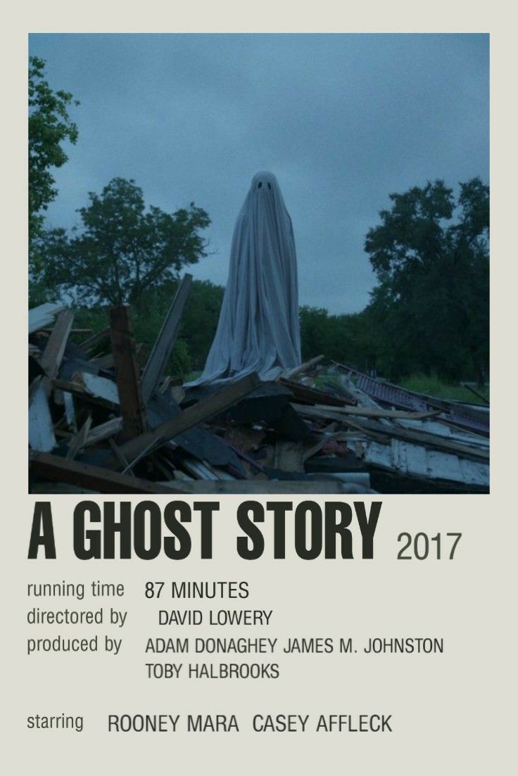 a ghost story movie poster with the title