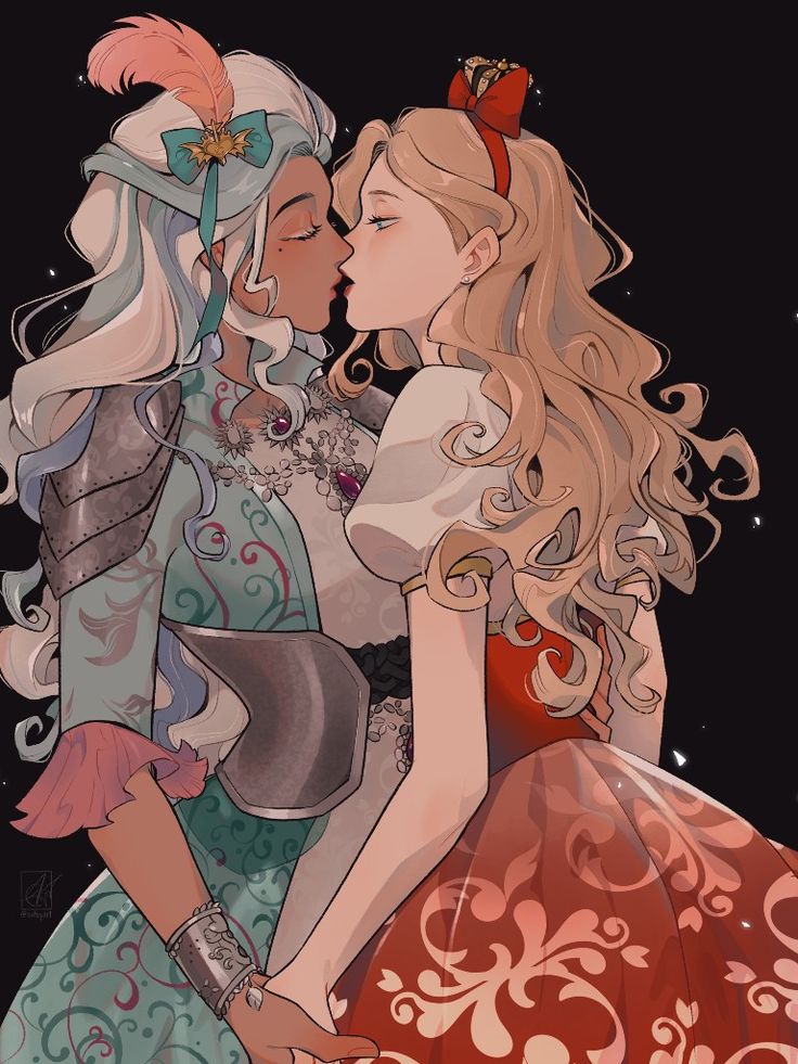 Ever after high fanart EAH apple white darling charming Apple And Darling Fanart, Apple White X Darling Fanart, Dappling Fanart, Darling Charming Fanart, Apple White Fanart, Darling Charming, Everafter High, Ever After High Rebels, Arte Monster High