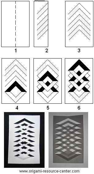 the steps to make an origami quilt with pictures and instructions on how to use it