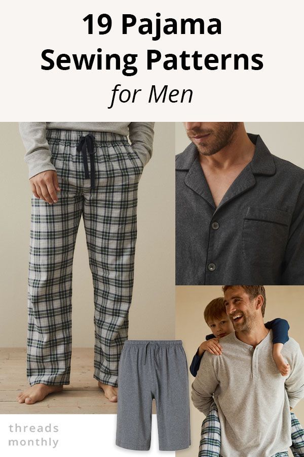 men's pajama sewing patterns for men