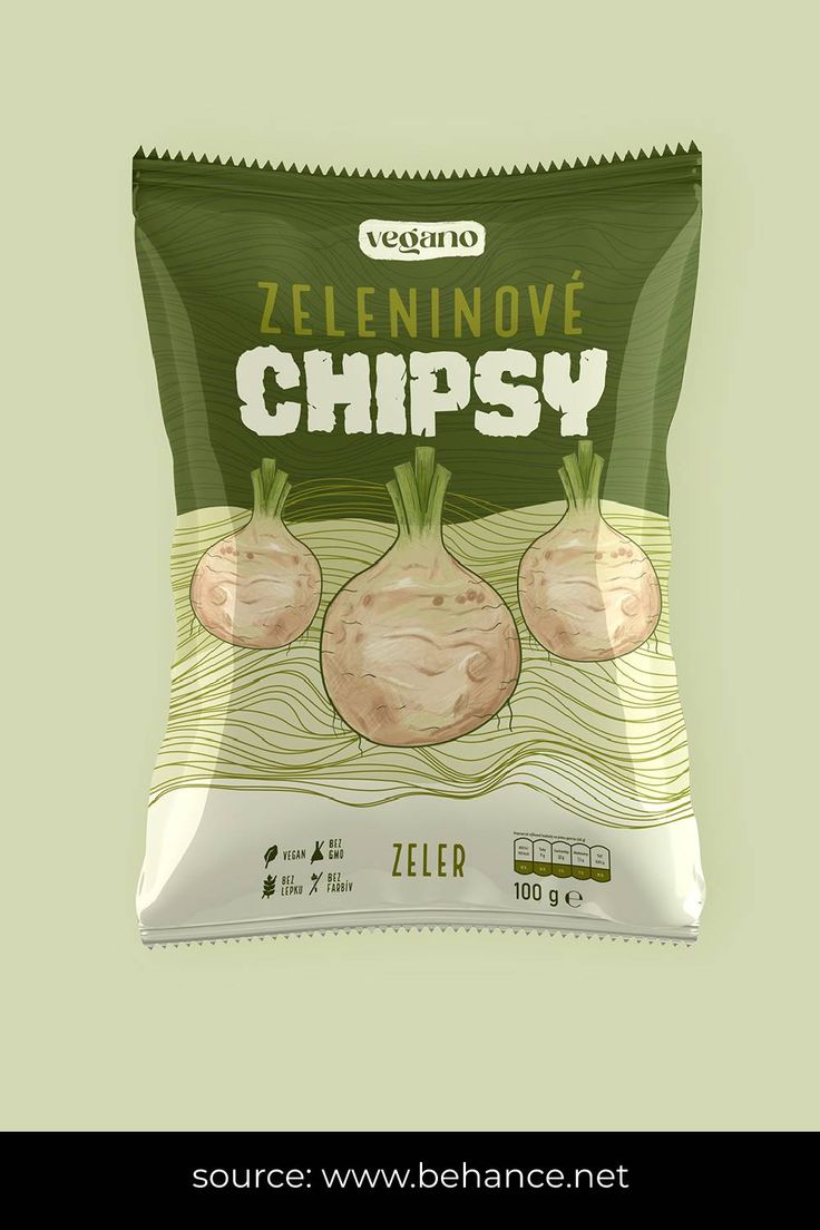 a bag of frozen potato chips on a green background with the words zellinove crispy