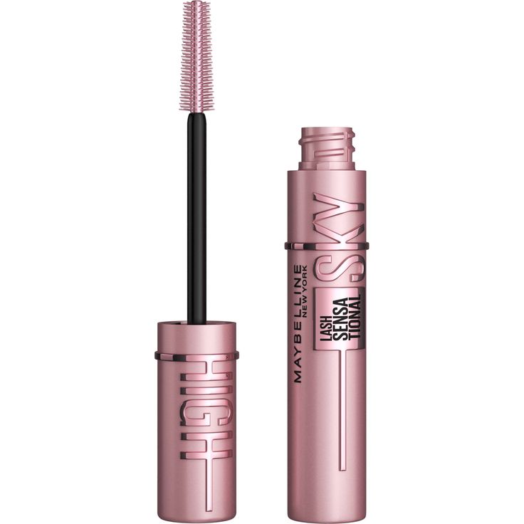 Maybelline Lash Sensational Sky High Washable Mascara, Blackest Black - Walmart.com Maybeline Sky High Mascara, Korean Products Makeup, Good Mascara For Volume And Length, Wishlist Ideas Makeup, High Sky Mascara, Mascara Walmart, Popular Mascara, Nyx Mascara, Dr Makeup