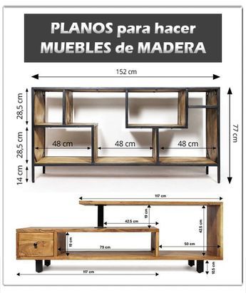 an image of a table and shelf with measurements for the top, bottom and bottom