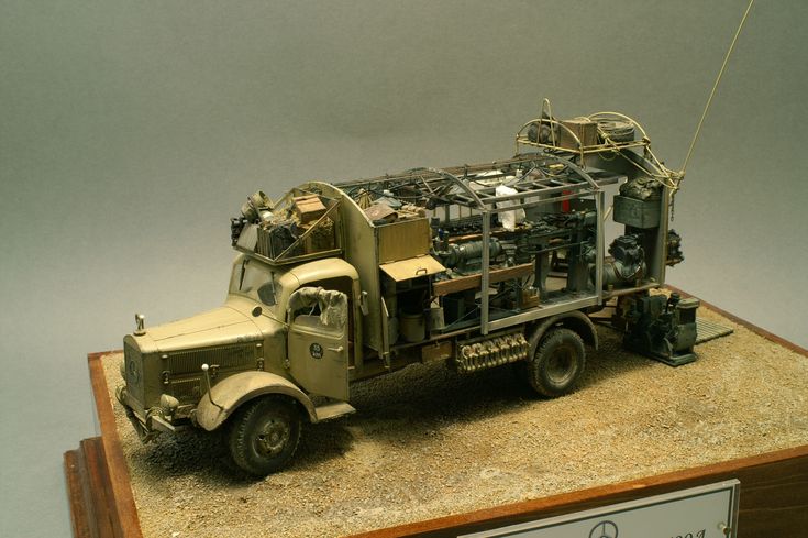 MB4500 workshop truck 1/35 Scale Model Military Action Figures, Skin Model, Anti Gravity, Military Modelling, Military Diorama, German Army, Toy Soldiers, Model Kits, Soft Skin