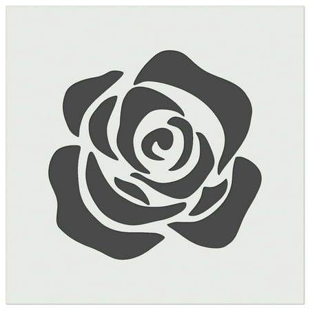 a black and white rose on a light gray background with the letter o in the center