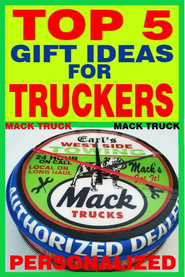 the top 5 gift ideas for truckers is featured in this advertiser's book