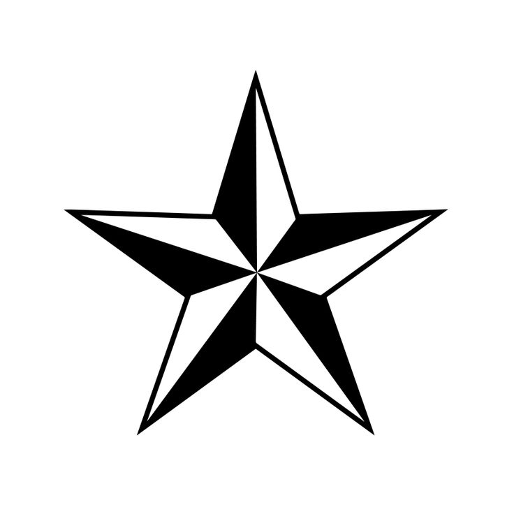 Star Tattoo Meaning. 20+ Designs and Inspiration. - On Your Journey... Nautical Star Design, Nautical Star Tattoo Stencil, Notical Stars Tattoo, Lesbian Nautical Star Tattoo, Nautical Stars Tattoo, Blackwork Star Tattoo, Cool Mens Tattoos Ideas, Nordic Star Tattoo, Nautical Star Lesbian Tattoo