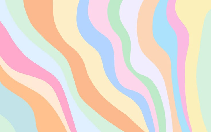 an abstract background with wavy lines in pastel colors