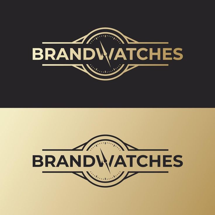 Watches Brand Logo Watches Logo Design Ideas, Logo Watch Design, Watch Logo Design Ideas, Watch Icon Logo, Watch Illustration Design, Watch Brand Logo, Enterprise Logo, Lux Watches, Business Card Design Black