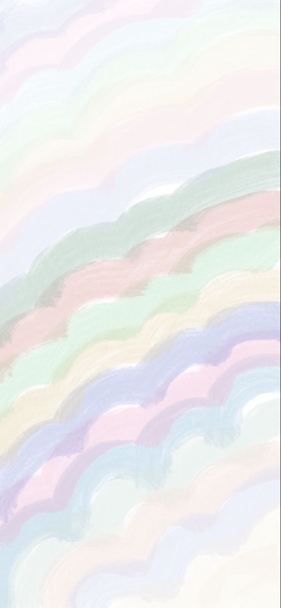 an abstract painting with pastel colors and lines on the bottom half of the image