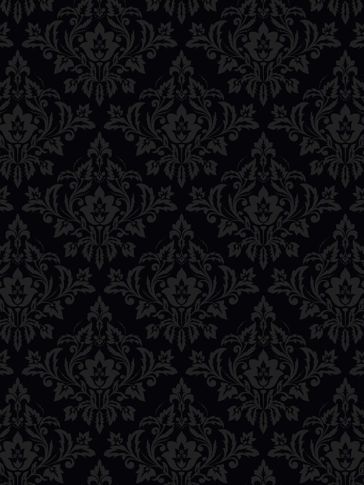 Gothic Damask Wallpaper - House of Parlington Black House Wallpaper, Gothic Black Wallpaper, Gothic Wallpaper House, Gothic Pattern Wallpaper, Black Victorian Wallpaper, Black Gothic Wallpaper, Dark Computer Wallpaper, Gothic Pattern Design, Wonderland Aesthetic Wallpaper