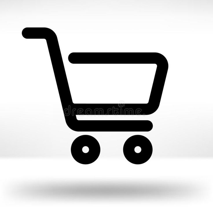 a black shopping cart icon on a white background royalty illustration stock images and clippings