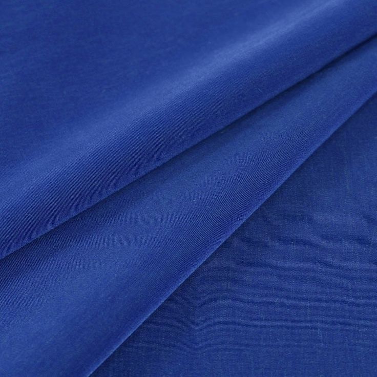 the blue fabric is very soft and has been made from polystery cottons