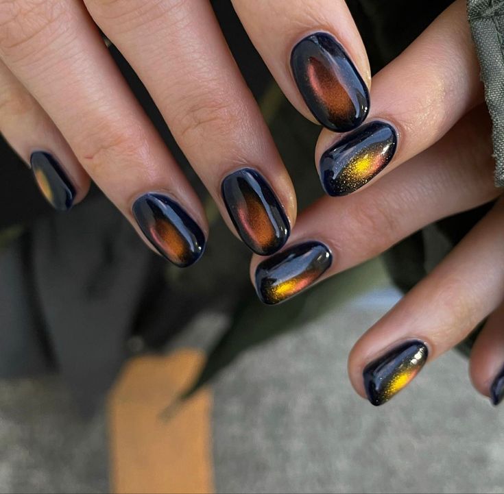 Ember Nails, Nails Grunge 90s, Mens Nails, Magnetic Nails, Her Nails, Nails Polish, Cat Eye Nails, February 22, Minimalist Nails