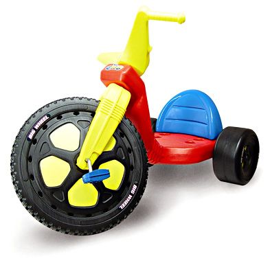 an image of a toy motorcycle with wheels