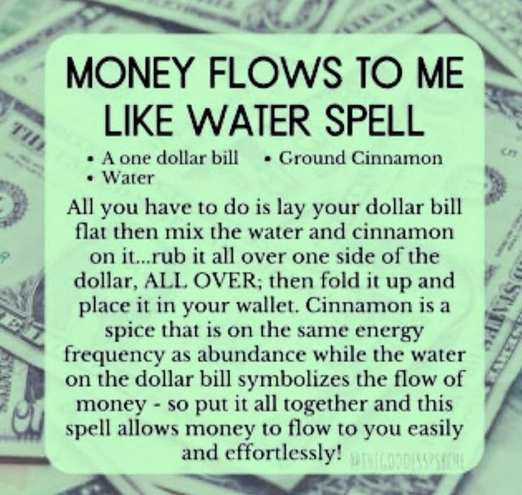 Good Energy Spell, Money Flows To Me, Money Spells Magic, Money Rituals, Paganism Spells, Hoodoo Spells, Money Spells That Work, Good Luck Spells, Money Spell