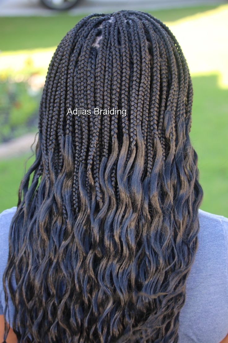 Invisible Micro Braids Black Women, Medium Micro Braids With Curly Ends, Micro Box Braids Long, Microbraid Hairstyles Micro Braids, Medium Micro Braids, Human Hair Braids Micro, Invisible Braids, Micro Braids Styles, Micro Braids Hairstyles