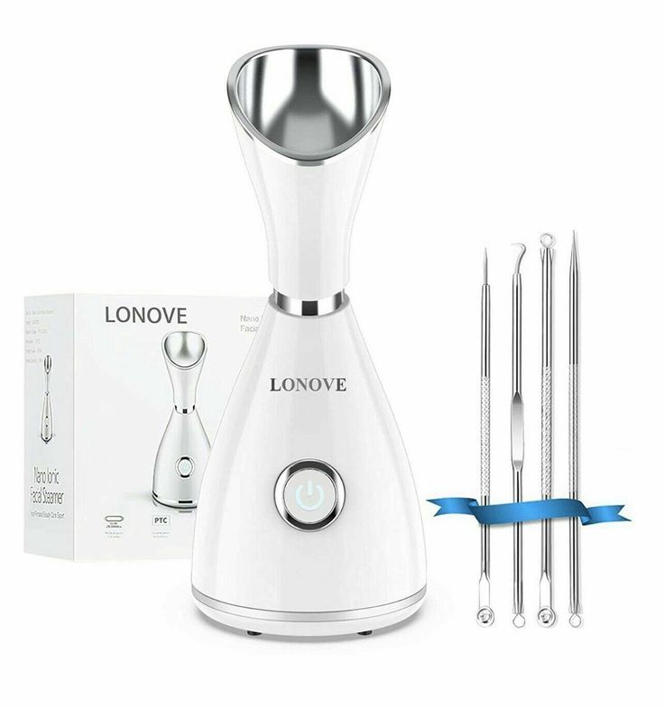 Facial Steamer for Home Facial Sauna Spa for Moisturizing Bonus Stainless Steel Kit&Hair Band ? Upgraded Nano Steam Tech, Professional Facial Treatment : LONOVE facial steamer home facial designed with EXCLUSIVE Atomizing Lamp and new sonic atomizer to produce nano steam with negatively charged ionic particles. It can unblock your pores and improve your skin tone. That means you can enjoy professional facial SPA at home or even in travel! Please NOTE:ONLY ADD PURE WATER, do not add Essential oil Face Steaming, Home Facial, Face Steamer, Hair Steamers, Blackhead Vacuum, Alat Makeup, Mist Humidifier, Diy Facial, Facial Steamer