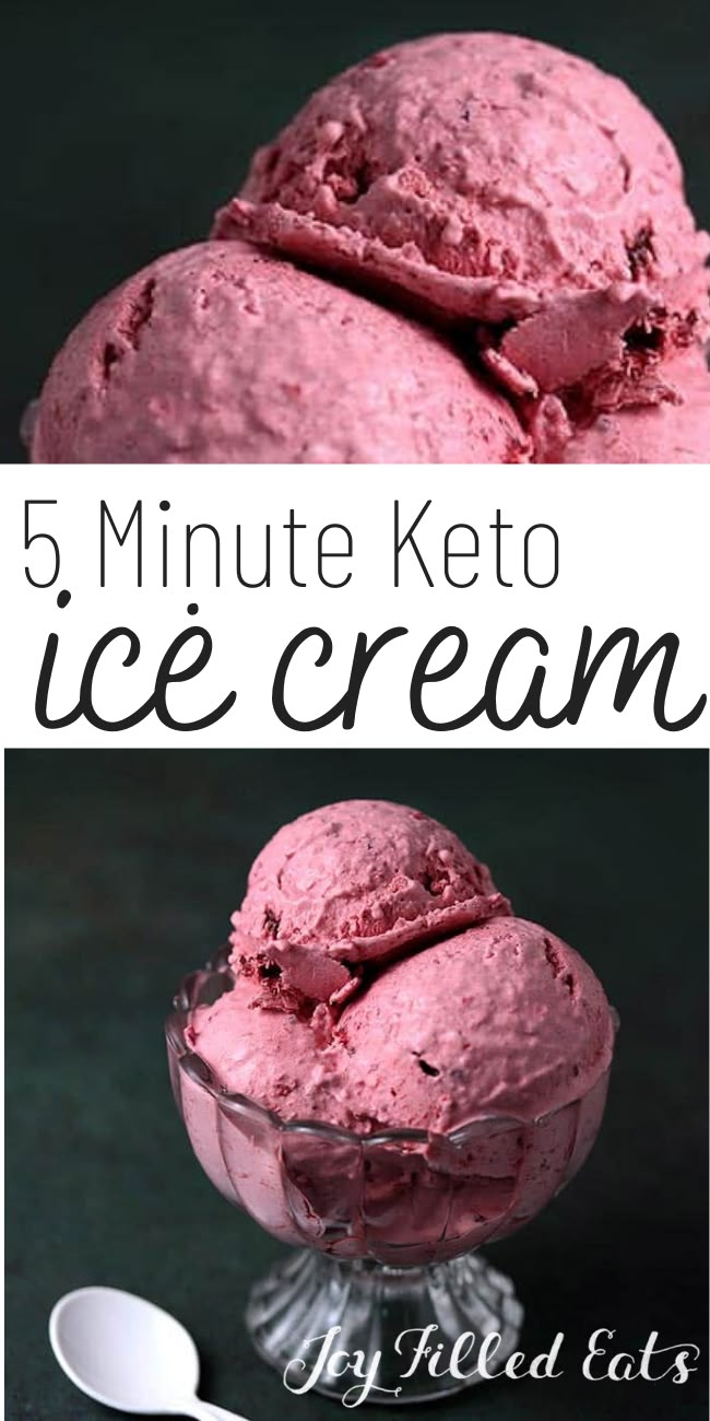 five minute keto ice cream recipe