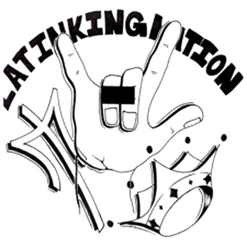 a black and white drawing of a hand with the words attackington on it