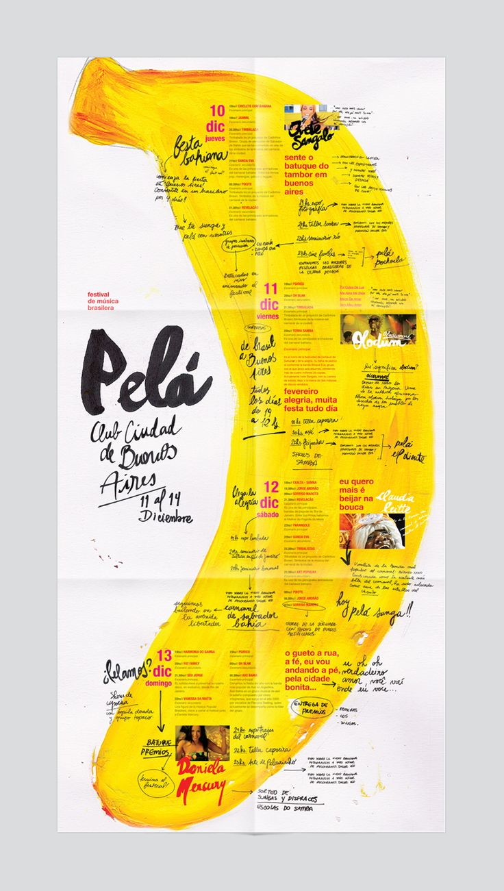 a poster with the words pela on it