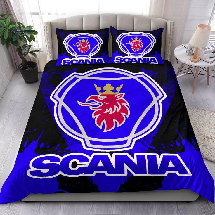 Scania Bedding Set Blue - My Car My Rules | Blue bedding sets, Bedding ...