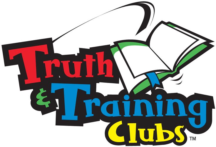 the truth and training club logo with an open book on it's back side