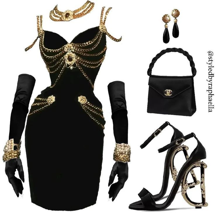 Fancy Black Outfit Classy, High End Fashion Outfits, Aesthetic Fashion Show, Stage Outfits Ideas, Villain Outfits, Absinthe, Glam Dresses, Fancy Outfits, Edgy Outfits