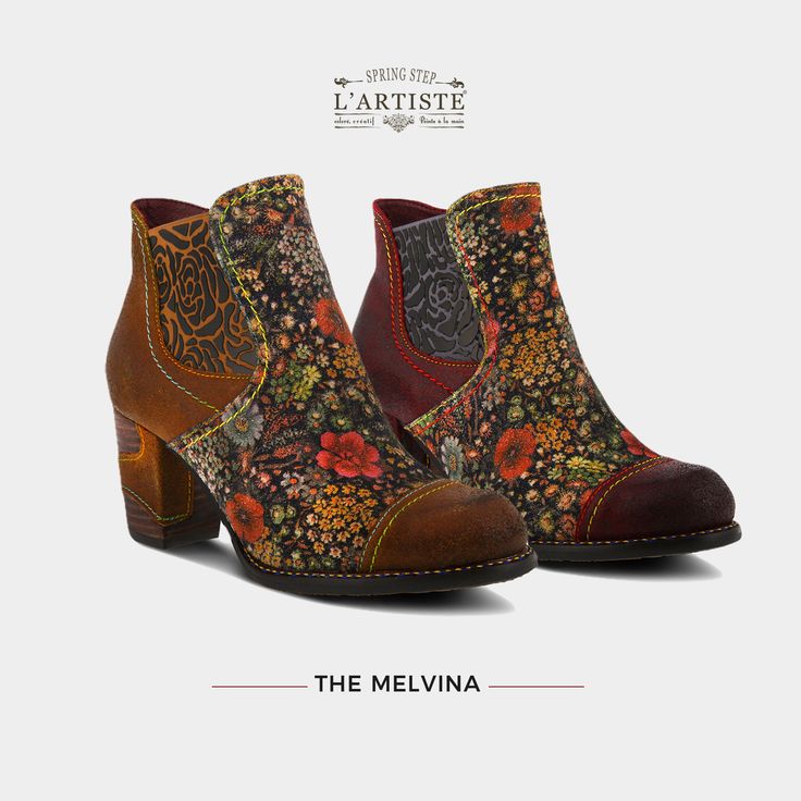 Complete your outfit with another beauty from L'Artiste! Shop Now: https://bit.ly/2OZ52v4 🍁 Womens Leather Booties, L'artiste By Spring Step, Estilo Hippie, Spring Boots, Spring Step Shoes, Women's Ankle Boots, Rounded Toe Boots, Block Heel Boots, Womens Ankle Boots