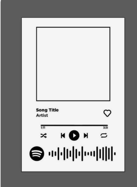 an image of a music player's screen with the words song title artist on it