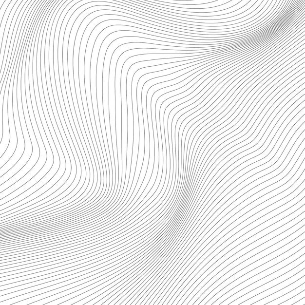 an abstract white background with wavy lines