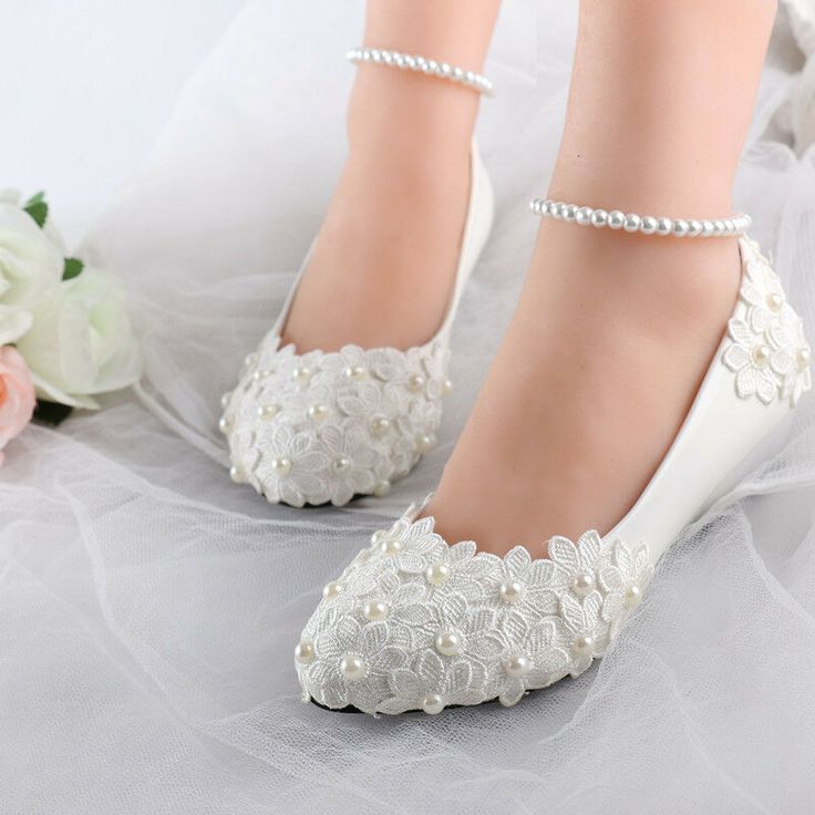 Description Item Information: +Handmade High Quality Women Bling and Lace Shoes. +Heel Height: Flat, 3cm, 5cm, 8cm, 11cm heels, 3cm wedge, and 5cm wedge. +Shoes Size: US5, US5.5, US6, US6.5, US7, US7.5, US8, US8.5, US9,US9.5, US10. US11, US11.5, US12 Handling and Shipping time: +1-3 days to ship the item +To most of countries, We use Express small package, it normally 7-15 working days! Feedback: +We work very hard for 5 star Positive Feedback. If there is a problem let us try to work it out for White Flat Bridesmaid Wedding Shoes, White Flat Heel Wedding Shoes For Bridesmaids, White Flat Heel Bridesmaid Wedding Shoes, Bridal Shoes Flats Sandals, Wedding Flats For Bride, Comfortable Wedding Heels, White Sandals Wedding, Bride Flats, Comfy Wedding Shoes