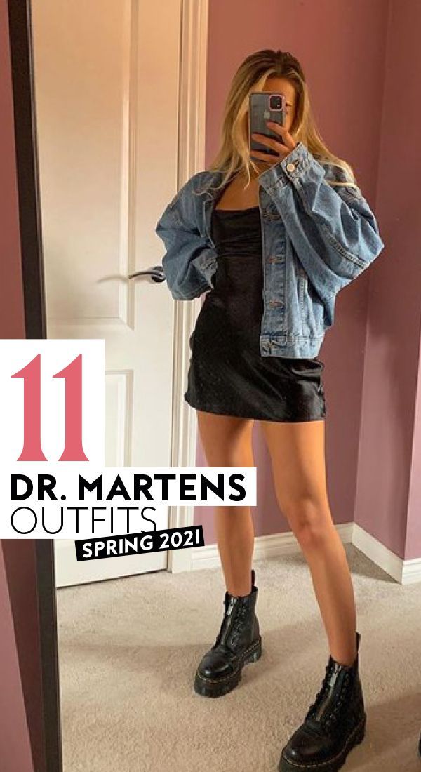 A quick scroll through your favorite influencers' Instagram feeds and you'll likely notice a little something: A pair of Dr. Martens being used to complete a variety of different outfits. #styleootd #ootd #womensfashion #streetwearstyle Dr Martens Outfit Women, Martin Boots Outfits, White Dr Martens Outfit, Dr Martens Outfit Summer, Dr Martens Outfits, Dr Martins Outfits, Dr Martens Boots Outfit, Doc Martin Outfits, Doc Martens Outfit Fall