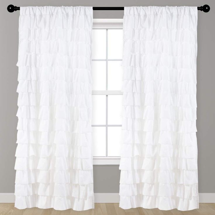 Pink Ruffle Curtains, White Ruffle Curtains, Ruffle Curtains, Wave Curtains, Cute Curtains, White Sheer Curtains, Country Curtains, Voile Curtains, Pleated Curtains