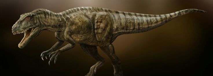 an artist's rendering of a tyransaurus dinosaur