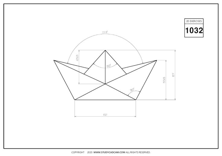 an origami boat is shown in the shape of a circle