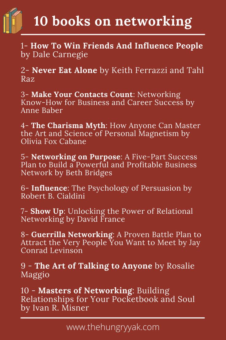 the top ten books on networking