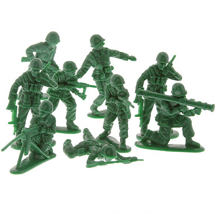 Green Army Men Toy Soldiers Set of 40 | Classic War Toys | RetroPlanet.com Reminds me of Toy Story Toy Army Men, Combat Poses, Men Vintage Style, Army Men Toys, Plastic Army Men, Green Army Men, Plastic Soldier, Barrel Of Monkeys, Unique Gifts For Kids