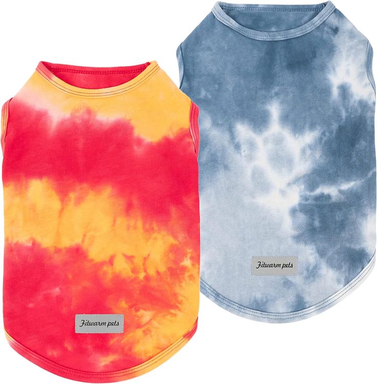 Dachshund Tie Dye Shirts – 2 Pack Being Human Clothing, Cat Outfit, Dog Summer Clothes, Standard Dachshund, Dog Tie, Fox Terriers, Tiny Puppies, Miniature Dachshund, Unique Ties