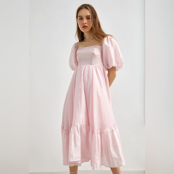 Find Your ‘Happily Ever After’ Style With This Pink Formal Mini Dress. With An A-Line Shape And Puffy Skirt, You’ll Be On Your Way To The Ball In No Time! Pair With Sandals And A Sweet Necklace For A Formal Summer Look. No Stretch Medium Weight Regular Fit