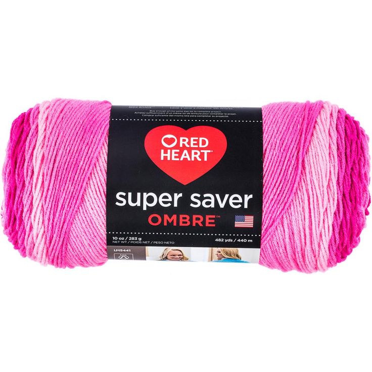 Red Heart Super Saver Ombre Yarn Jazzy | Ombre yarn, Red heart super ...