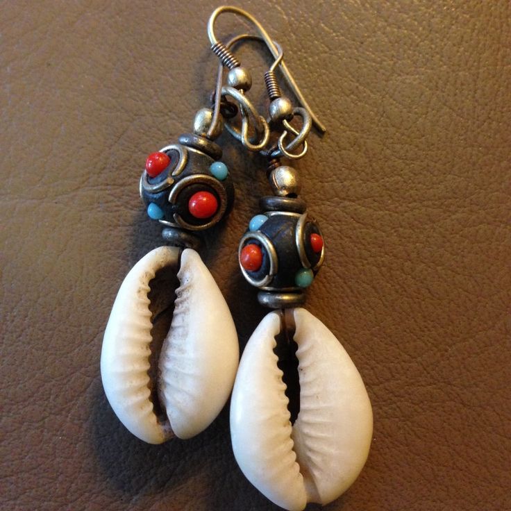 Handcrafted In Senegal - New! Never Worn! New With Tags From Our Gallery Showroom. Cowrie Jewelry, Cowrie Earrings, Cowrie Shell Earrings, Cowrie Shell Jewelry, African Jewelry, Cowrie Shell, Shell Jewelry, Shell Earrings, Earrings Color