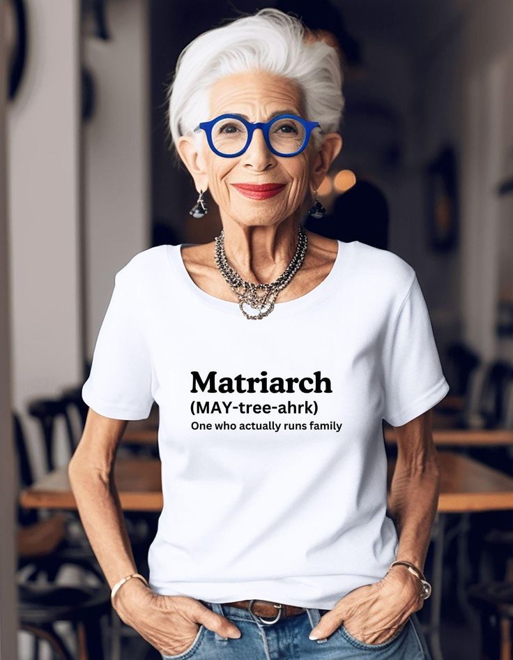 Matriarch: The Woman, The Legend" Shirt Celebrate the strength, wisdom, and leadership of the family's cornerstone with this empowering "Matriarch" shirt. Whether she's the glue that holds everyone together or the source of endless love and wisdom, this shirt is a tribute to the powerful woman who commands respect and adoration. Perfect as a thoughtful gift for mothers, grandmothers, or any leading lady who embodies the spirit of the Matriarch! Unisex, Comfort Colors Shirt, or Gildan Sweatshirt.  This will be your go-to funny t-shirt.  It has a cool, funny graphic on the front and comes in many colors.   WHY BUY FROM MY STORE? Hello, I'm Cathy, and everything in my shop is made by ME.  I take pride  in providing great quality shirts, excellent customer service, and great competitive prices Best Grandma Gifts, Funny Grandma Shirts, Powerful Woman, Best Grandma, Gildan Sweatshirt, Grandma Shirts, Womens Shirt, Senior Citizen, Gildan Sweatshirts