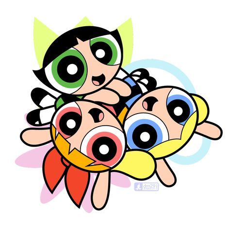 Super-Sisters (PPG 20th Annniversary) by dm29 Powerpuff Kızları, Powerpuff Girls Cartoon, Super Nana, Powerpuff Girls Wallpaper, Ppg And Rrb, Party Crafts, Karakter Disney, Powerpuff Girl, Power Puff