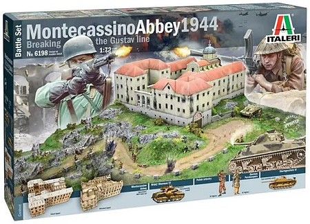 a box with an image of a castle and soldiers