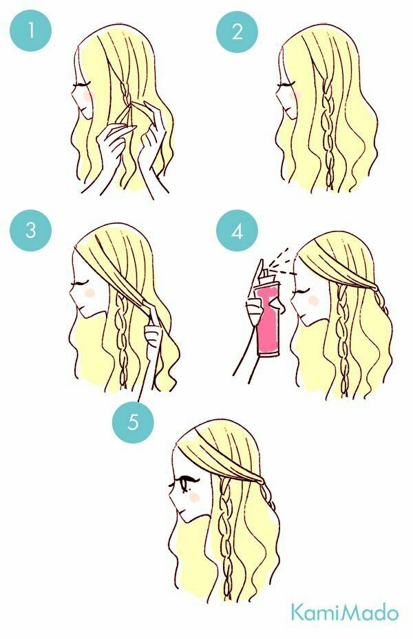 Cute Simple Hairstyles, Peinados Fáciles Para Cabello Corto, Hair Stylies, Hair Stylist Life, Short Hair Styles Easy, Easy Hairstyles For Long Hair, Quick Hairstyles, Dream Hair, Aesthetic Hair