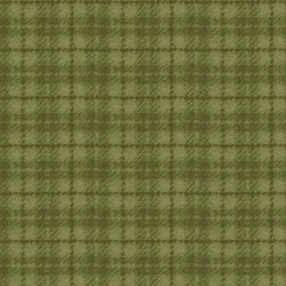 a green and white checkered fabric